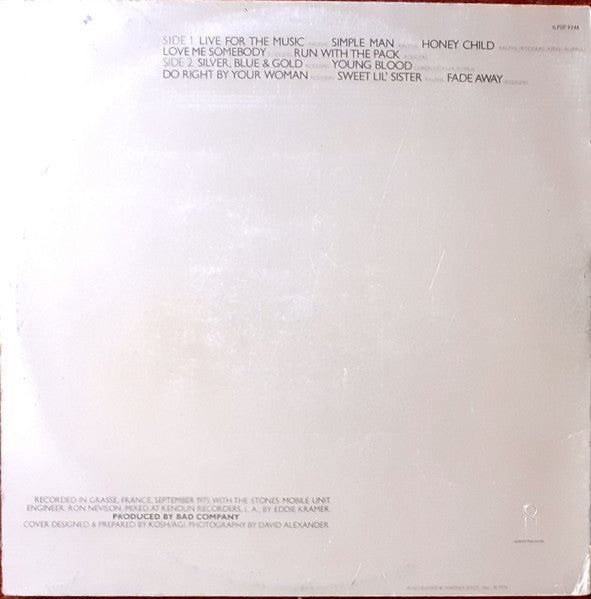 Bad Company  ~ Run With The Pack (Vinyl) - Djungel & Jazz