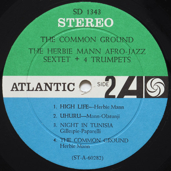 The Herbie Mann Afro-Jazz Sextet + Four Trumpets : The Common Ground (LP, Album)