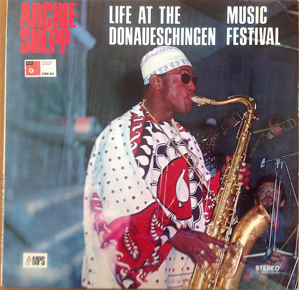 Archie Shepp ~ Life At The Donaueschingen Music Festival (Vinyl) - Djungel & Jazz