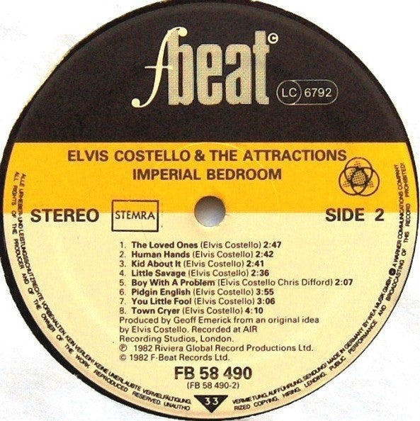 Elvis Costello & The Attractions ~ Imperial Bedroom (Vinyl) - Djungel & Jazz
