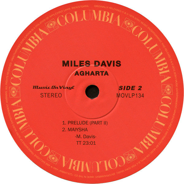 Miles Davis ~ Agharta (Vinyl) - Djungel & Jazz