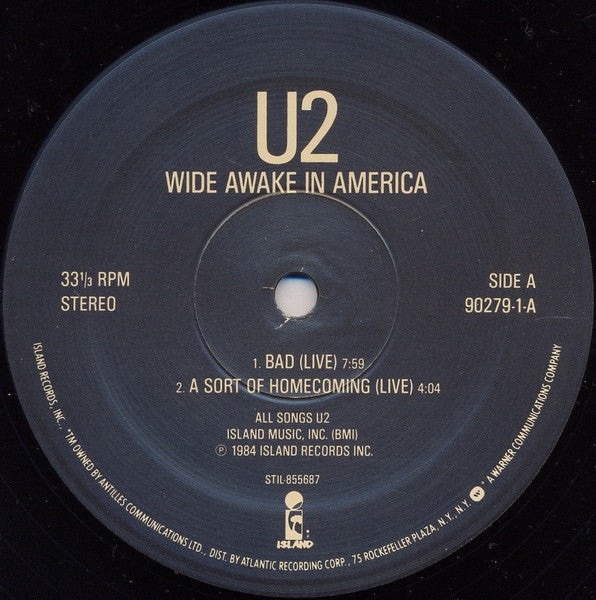 U2 ~ Wide Awake In America (Vinyl) - Djungel & Jazz