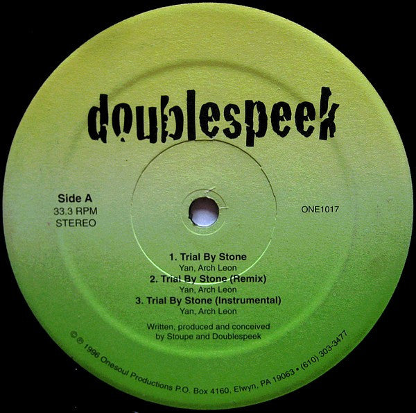 Doublespeek : Trial By Stone (12")