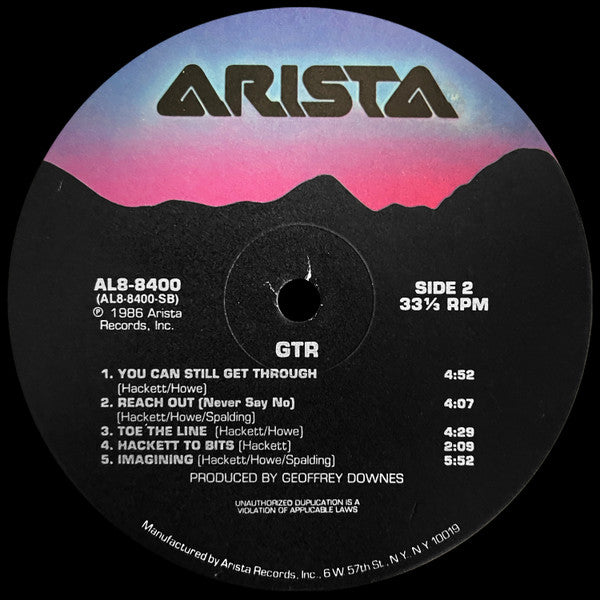 GTR (2) : GTR (LP, Album, Ind)