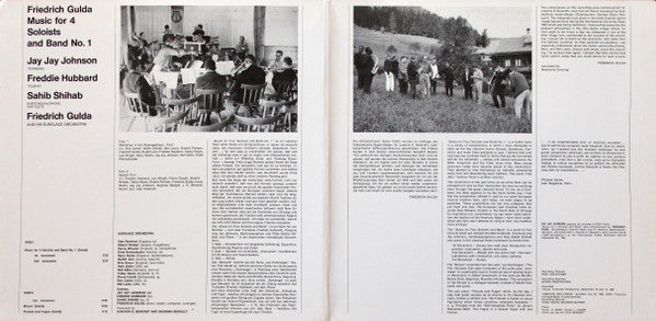 Friedrich Gulda - J.J. Johnson / Freddie Hubbard / Sahib Shihab : Music For 4 Soloists And Band No.1 (LP, Album, Gat)