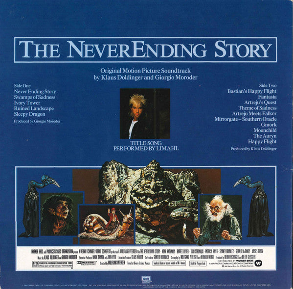 Klaus Doldinger And Giorgio Moroder ~ The NeverEnding Story (Original Motion Picture Soundtrack) (Vinyl) - Djungel & Jazz