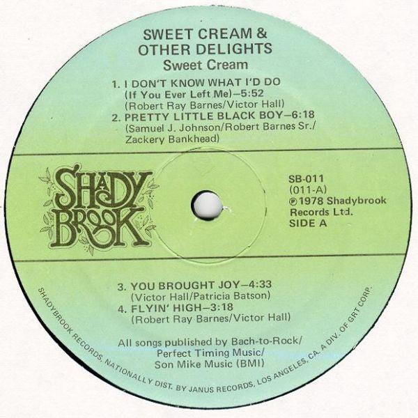Sweet Cream : Sweet Cream & Other Delights (LP, Album)