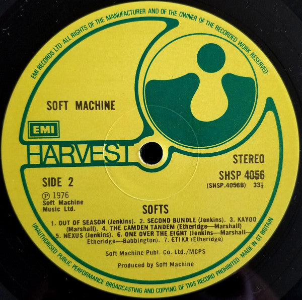 Soft Machine ~ Softs (Vinyl) - Djungel & Jazz