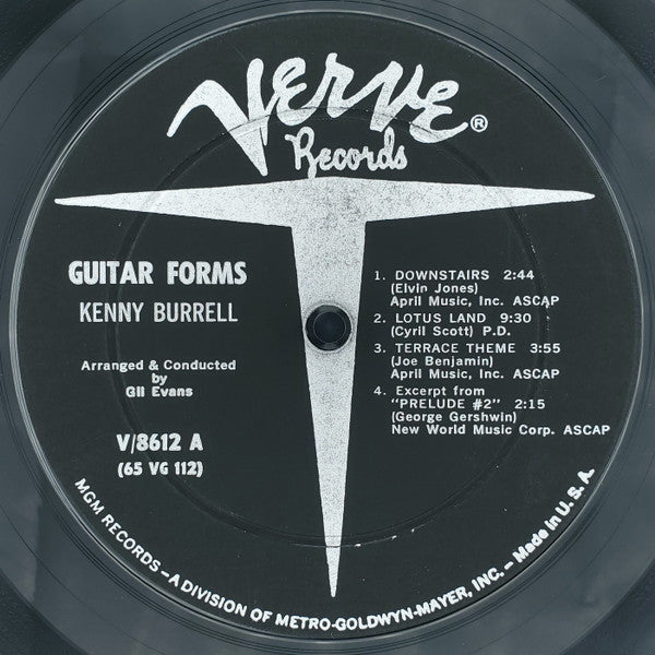 Kenny Burrell ~ Guitar Forms (Vinyl) - Djungel & Jazz