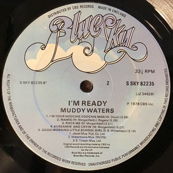 Muddy Waters : I'm Ready (LP, Album)
