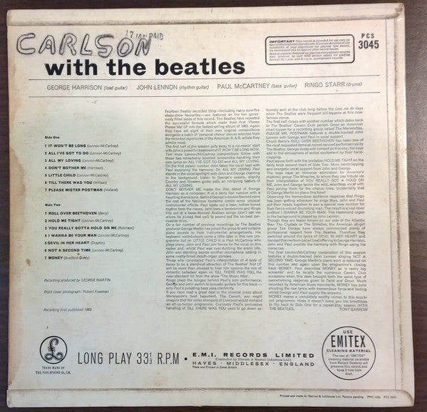 The Beatles ~ With The Beatles (Vinyl) - Djungel & Jazz