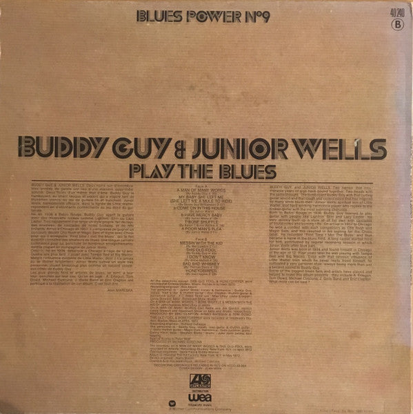 Buddy Guy & Junior Wells ~ Play The Blues (Vinyl) - Djungel & Jazz