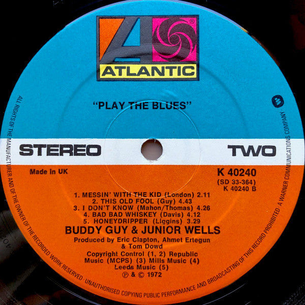Buddy Guy & Junior Wells ~ Play The Blues (Vinyl) - Djungel & Jazz