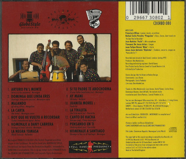 Francisco Ulloa ~ ¡Ultramerengue! (Vinyl) - Djungel & Jazz