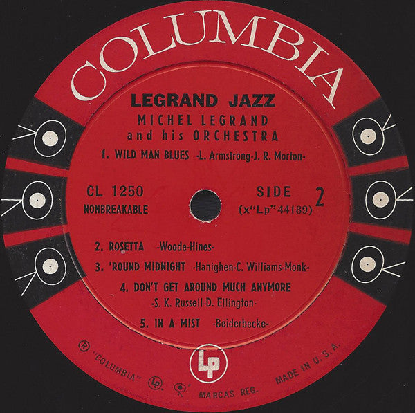 Michel Legrand ~ Legrand Jazz (Vinyl) - Djungel & Jazz