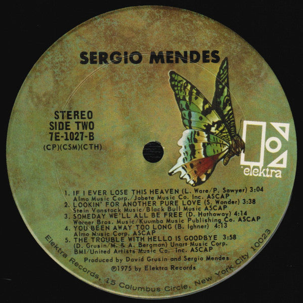 Sergio Mendes ~ Sergio Mendes (Vinyl) - Djungel & Jazz