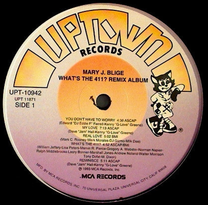 Mary J. Blige ~ What's The 411? Remix Album (Vinyl) - Djungel & Jazz