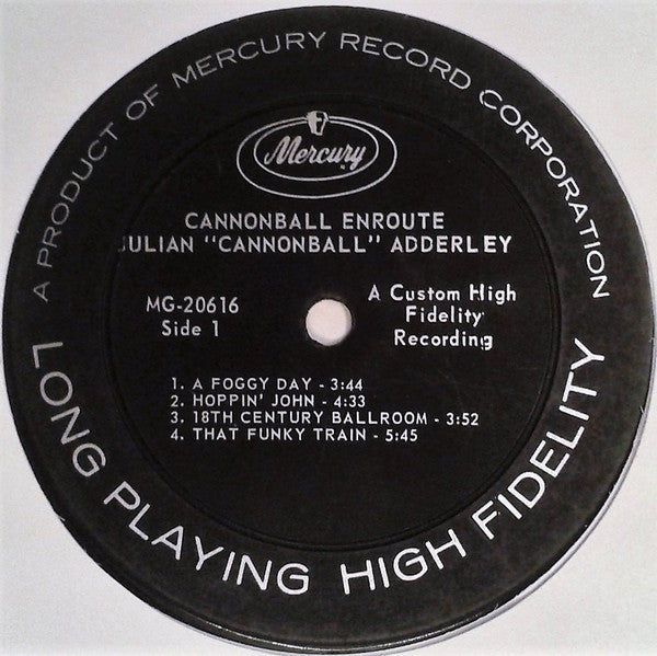 Julian "Cannonball" Adderley* : Cannonball Enroute (LP, Album, Mono)