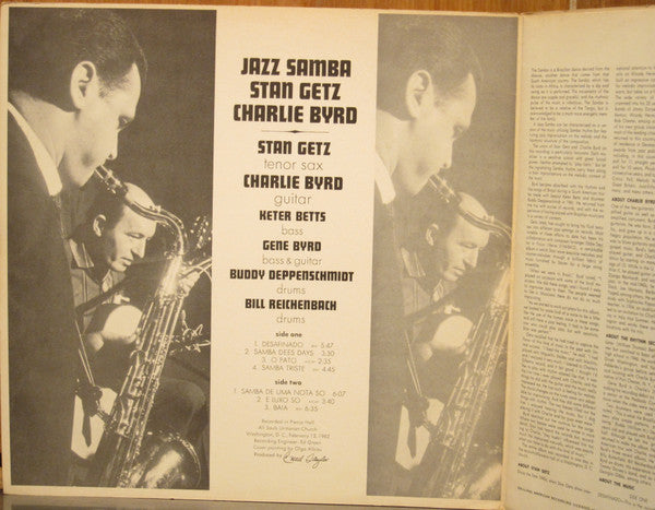 Stan Getz / Charlie Byrd : Jazz Samba (LP, Album, Gat)