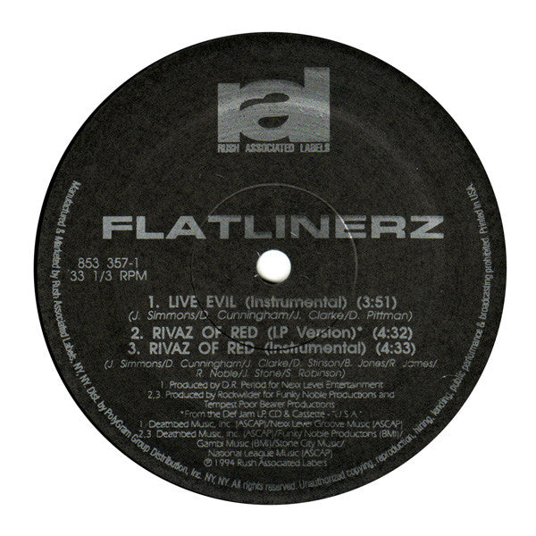 Flatlinerz  ~ Live Evil (Vinyl) - Djungel & Jazz
