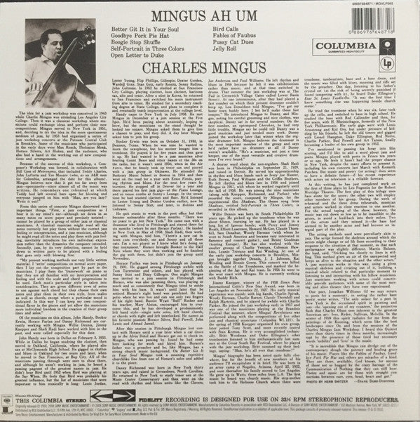 Charles Mingus ~ Mingus Ah Um (Vinyl) - Djungel & Jazz