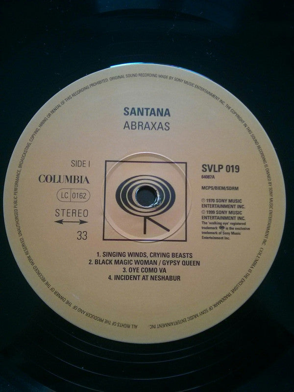 Santana ~ Abraxas (Vinyl) - Djungel & Jazz