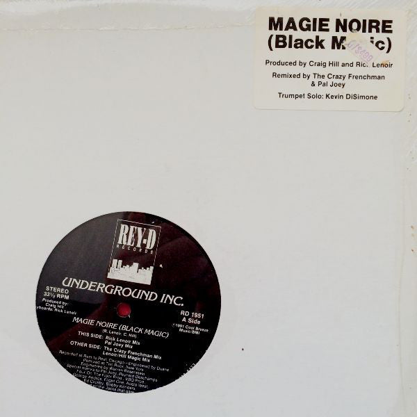Underground Inc. : Magie Noire (Black Magic) (12")