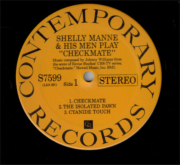 Shelly Manne & His Men ~ Shelly Manne & His Men Play "Checkmate" (Vinyl) - Djungel & Jazz