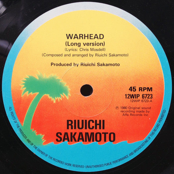 Ryuichi Sakamoto : Warhead (12")