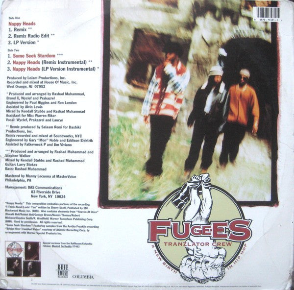 Fugees ~ Nappy Heads (Vinyl) - Djungel & Jazz