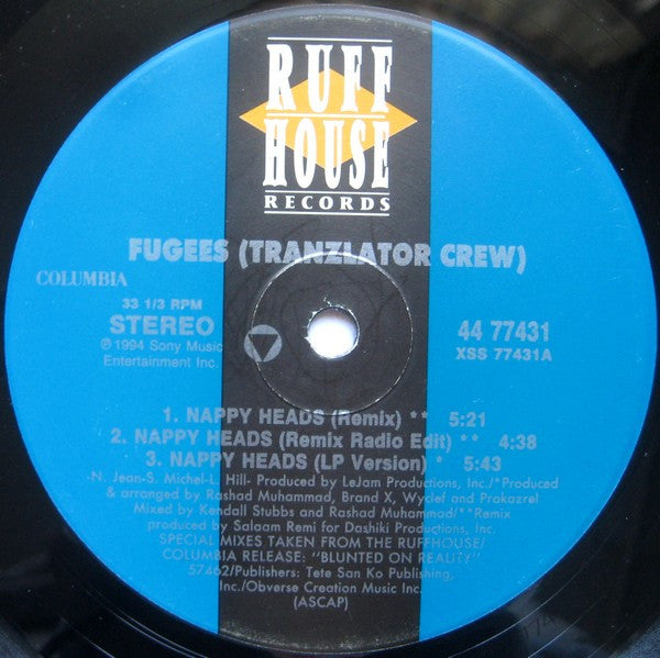 Fugees ~ Nappy Heads (Vinyl) - Djungel & Jazz