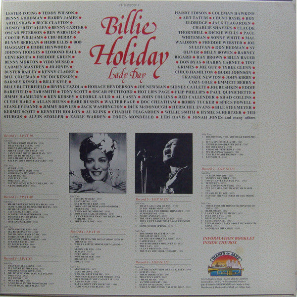 Billie Holiday ~ Lady Day (Vinyl) - Djungel & Jazz