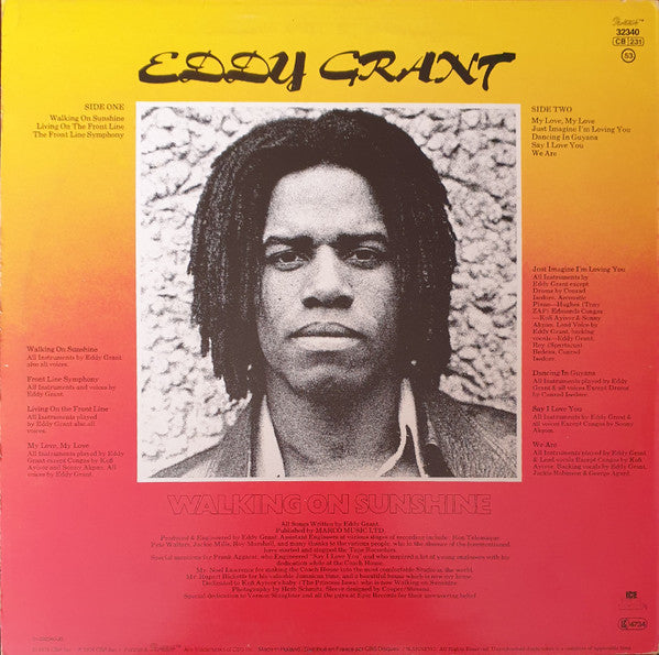 Eddy Grant ~ Walking On Sunshine (Vinyl) - Djungel & Jazz