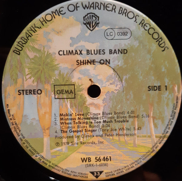 Climax Blues Band ~ Shine On (Vinyl) - Djungel & Jazz