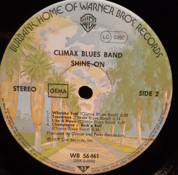 Climax Blues Band ~ Shine On (Vinyl) - Djungel & Jazz