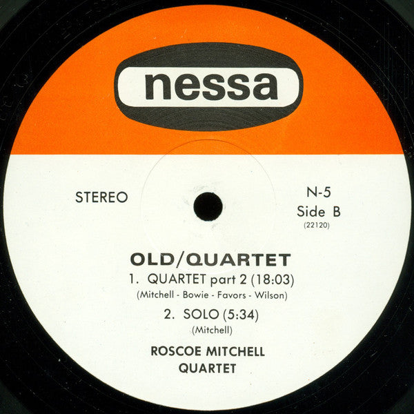 Roscoe Mitchell ~ Old / Quartet (Vinyl) - Djungel & Jazz