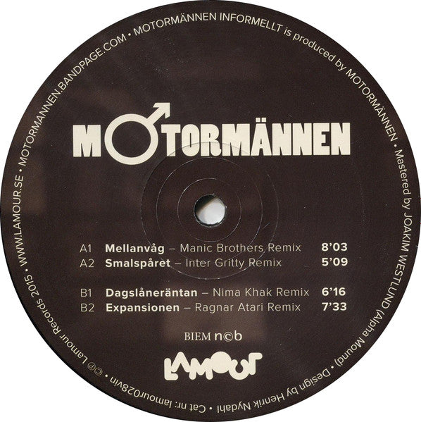 Motormännen ~ Reformellt (Informellt Remixed) (Vinyl) - Djungel & Jazz