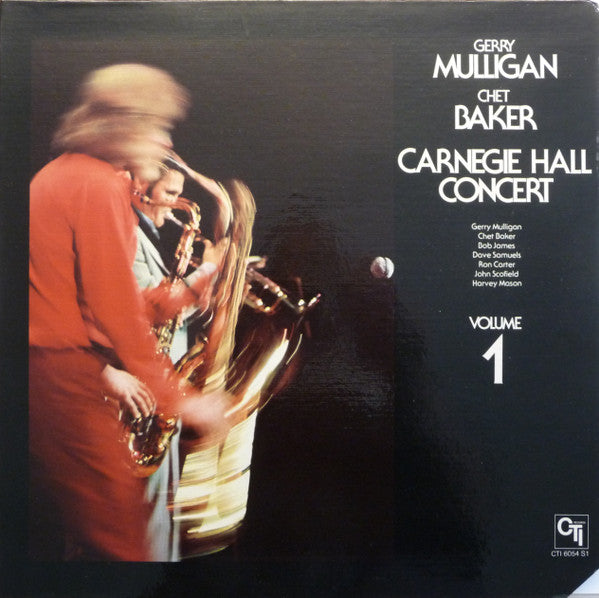 Gerry Mulligan / Chet Baker ~ Carnegie Hall Concert Volume 1 (Vinyl) - Djungel & Jazz