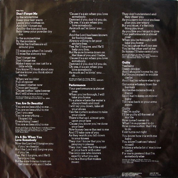 Joe Cocker ~ I Can Stand A Little Rain (Vinyl) - Djungel & Jazz