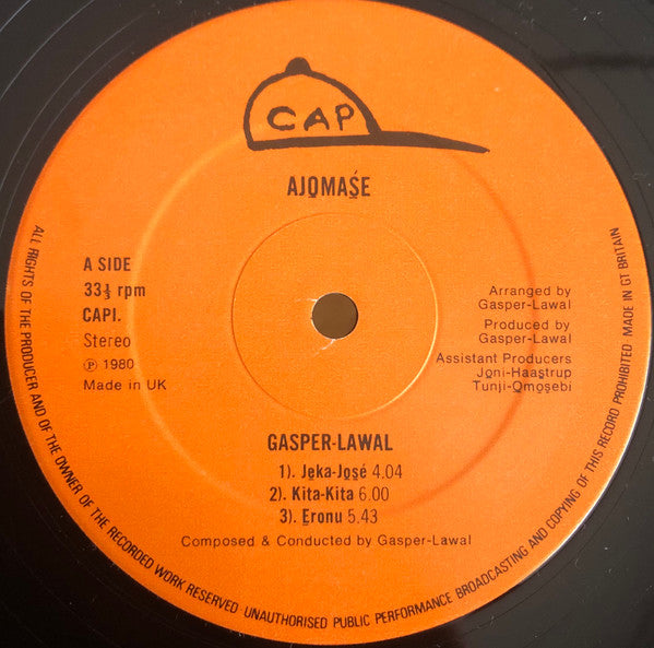 Gaspar Lawal : Ajomasé (LP, Album)