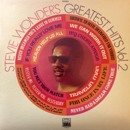 Stevie Wonder : Stevie Wonder's Greatest Hits Vol. 2 (LP, Comp, Mon)