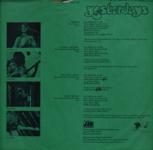 Yes ~ Yesterdays (Vinyl) - Djungel & Jazz