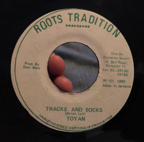 Toyan / Peter Ranking & General Lucky : Tracks & Socks (7", Single, M/Print)