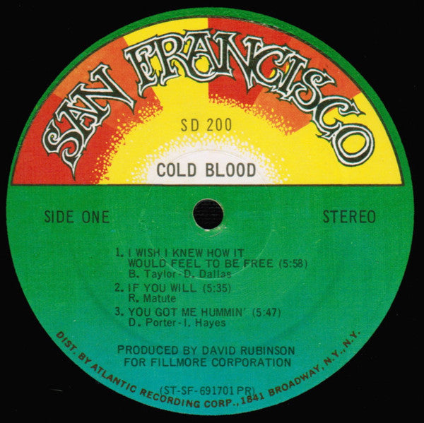 Cold Blood ~ Cold Blood (Vinyl) - Djungel & Jazz