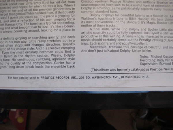 Eric Dolphy ~ Far Cry! (Vinyl) - Djungel & Jazz