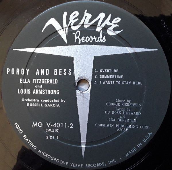Ella Fitzgerald & Louis Armstrong ~ Porgy & Bess (Vinyl) - Djungel & Jazz