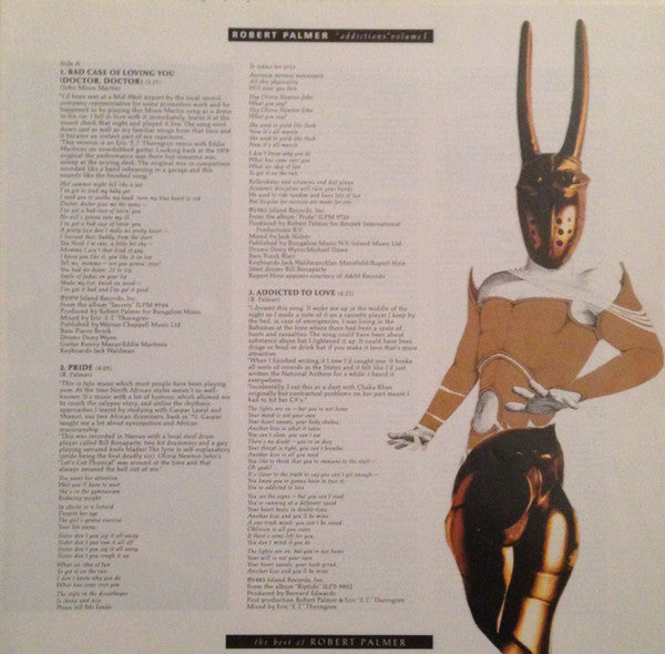 Robert Palmer ~ Addictions Volume I (Vinyl) - Djungel & Jazz