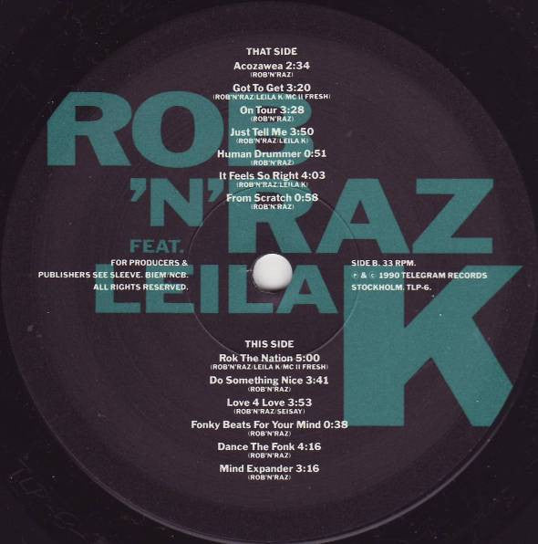 Rob 'N' Raz Feat. Leila K ~ Rob 'N' Raz Feat. Leila K (Vinyl) - Djungel & Jazz