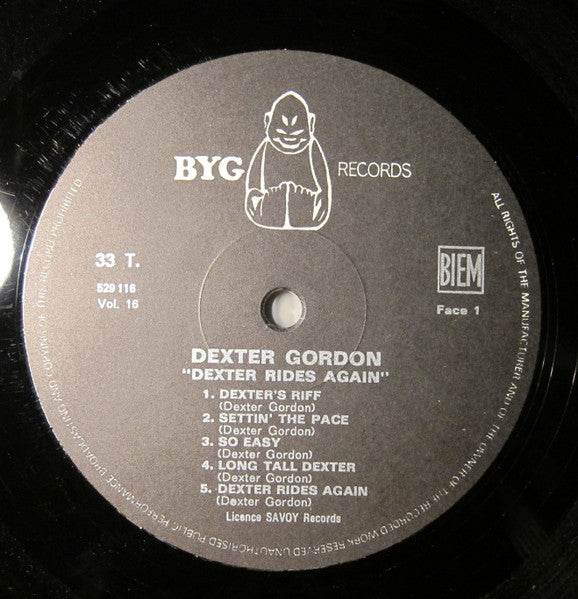 Dexter Gordon ~ Dexter Rides Again (Vinyl) - Djungel & Jazz