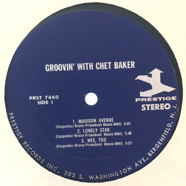 The Chet Baker Quintet ~ Groovin' With The Chet Baker Quintet (Vinyl) - Djungel & Jazz
